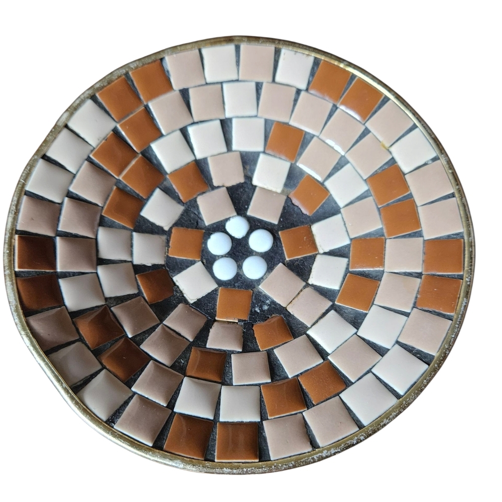 MCM Mosaic Tile Trink Dish.